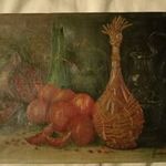 ANTIK FESTMÉNY 1914 festmény -- CSENDÉLET fotó