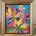 H. Malcolm Jamaica festmény 34x40 cm fotó