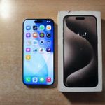 Apple iPhone 15 Pro Max 256GB Natural Titanium Apple Garanciás ! fotó