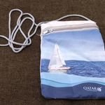 Quatar légitársaság reklám tárcája (L) fotó