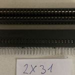 2db SOCAPEX KÉSES CSATLAKOZÓ 2x31 PÓLUS ZX SPECTRUMHOZ ILLESZTHETŐ 1124b fotó