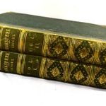 1880 KÖRÜL 2 KÖTETES FÉLBŐR KÖTÉSES ILLUSZTRÁLT SHAKESPEARE KIADÁS X fotó