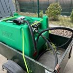Mobil benzinkút 220 liter kis utánfutóval fotó