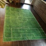 Focis szőnyeg 180 x 250 cm focipálya mintás fotó