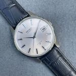 ! 1975 január meseszép selyemfényű acél automata dátumos SEIKO 7005-2000 elegáns karóra ! fotó