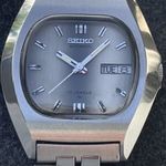 ! 1986 szeptember hordótokos SEIKO "Barrel" füstszínű acél automata day date SEIKO 7009-5010 karóra! fotó