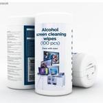 Gembird CK-AWW100-01 Alcohol Screen Cleaning Wipes (100 pcs) 253690 Tisztítóanyag fotó
