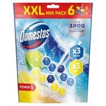 Domestos Power5 WC frissítő blokk 3 db ocean + 3 db lime (6x50 g) fotó