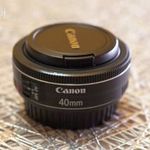 CANON EF 40MM F/2.8 STM, ÁLLAPOT: MINT AZ ÚJ, 1 FT-RÓL, NINCS MINIMÁL ÁR fotó