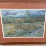 (K) Vassy Erzsébet szép pasztell festménye 72x56 cm kerettel fotó