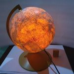 Retro világítós földgömb oktatás iskola földrajz szocreál fotó