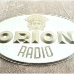 Ritka dombornyomott ORION beltéri reklámplakett - Régi rádió - (1930-as évek) Nem zománctábla! fotó