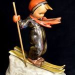 A RÉGI HUMMEL !!! ÍGY RITKÁBB ... SÍELŐ FIÚ ! GYŰJTŐI DARAB !!! fotó
