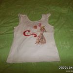 Cuki Macis Strasszos Lányka Póló 92/98-as fotó