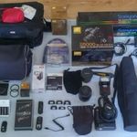 Nikon D5000 váz + 4 objektív + vaku és számtalan kiegészítő [DSLR, fényképezőgép, fotó] fotó