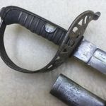 M1869 Osztrák-Magyar Monarchiás SOLINGENI pengés lovas tiszti kard, huszár tiszti szablya fotó