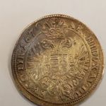 Igen szép állapotú Lipót ezüst 15 krajcár 1670 ritka dátum és hátlap fotó