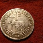 Stollberg ezüst 1/6 tallér 1736, ritka! fotó
