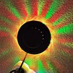 Zenére (is) villogó disco ledes fali lámpa fotó
