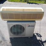 Midea klíma hűtő fűtő oldalfali split MSB-18HRN2 R407C hűtőközeg régi tipus üzemképes légkondi 46m2 fotó