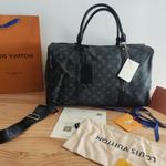 Louis Vuitton Utazótáska, Edzőterem, Hétvégi Táska, Bőr, Franciaország fotó