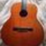 Retró akusztikus gitár fotó