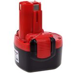 Helyettesítő akku Bosch fúrócsavarozó PSR 9, 6VE-2 O-akku 9, 6V 24Wh fotó