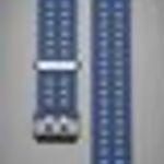 Samsung Galaxy Watch 8/Classic/Watch 9 szilikon szíj - sötétkék fotó