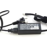 HP laptop töltő 7.4x5.0 mm center-pin csatlakozóval 65W + tápkábel (Gyári, használt) fotó