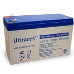 Ultracell UL UL7.5-12 12V 7, 5Ah Faston 4, 8mm ólom akku - Kiárusítás fotó