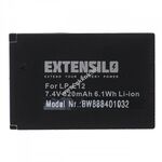 Helyetteítő EXTENSILO akku Canon EOS M típus LP-E12, 820mAh fotó