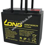 Ólom akku Long Kung Long típus 22NF305CNE ciklusálló, ciklikus 12V 62Ah csatlakozó M6 fotó