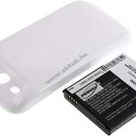 Helyettesítő akku Samsung Galaxy SIII fehér 3300mAh fotó