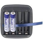 Xtar BC4 töltő + 2x 1, 5V AAA (Micro) akku Leica DISTO D2 D110 mérőműszer Li-ion - A készlet erejéig fotó