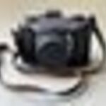 EXA 500 Tükörreflexes fényképezőgép 1966 Dresden Carl Zeiss Jena Tessar 2, 8/50 objektívvel tokjában fotó