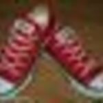 CONVERSE szép piros uniszex kamasz tornacipő 28.5 fotó