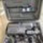 Retro Panasonic M25 VHS kamera kofferben, gyári tartozékaival és 1992-es papírjaival eladó fotó