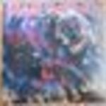 Iron Maiden: The number of the beast. Kék színű LP fotó
