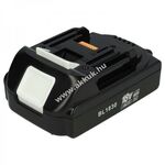 Helyettesítő akku Makita típus BL1815 18V, Li-Ion, 1500mAh fotó