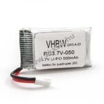 Helyettesítő akku Quadcopter 20C Li-Ion, 3.7V, 500mAh fotó
