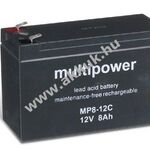 Helyettesítő akku permetező géphez 12V 8Ah Multipower MP8-12C ciklusálló, ciklikus fotó