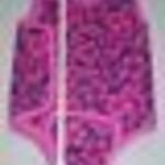 "Jojo Maman Bébé 0-6months" tépőzáras PINK neoprén úszóruha BABAÚSZÁS 0-6hó h.36cm virágminta újsz. fotó